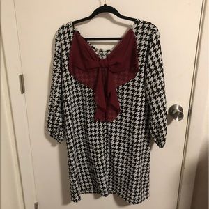 NWOT Rachel Kate Houndstooth Dress